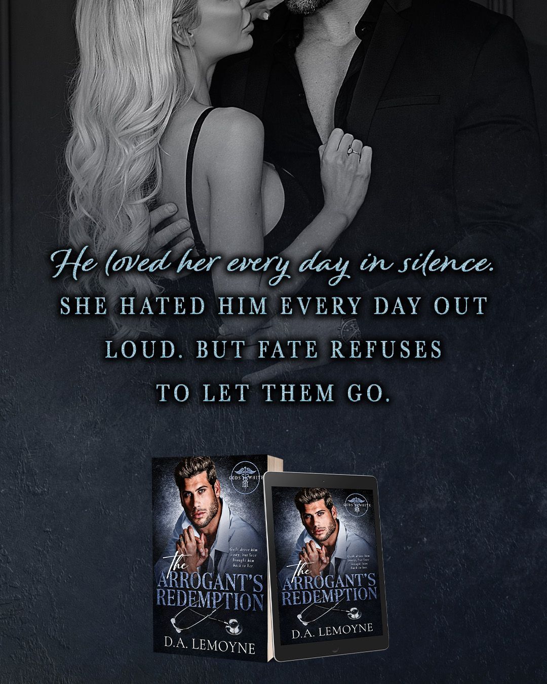A spicy, age-gap, secret baby, second chance, forced proximity, billionaire doctor romance. A one night stand to forever, featuring a redemption romance with a morally gray man, and found family vibes, secrets,  and a HEA.