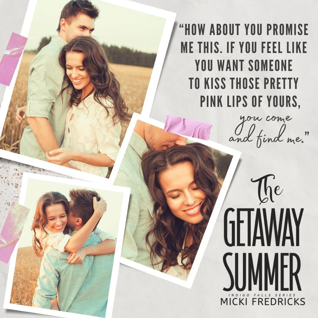 A poster for The Getaway Summer by Micki Fredricks.