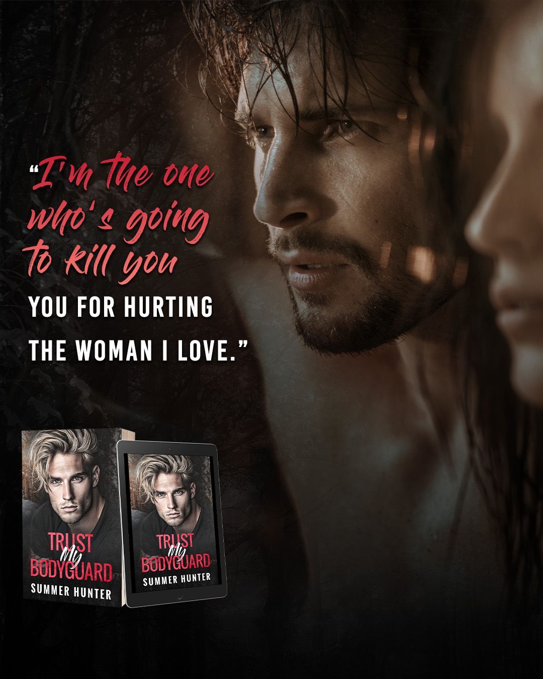 A spicy, enemies to lovers, protector, small town romantic suspense book.