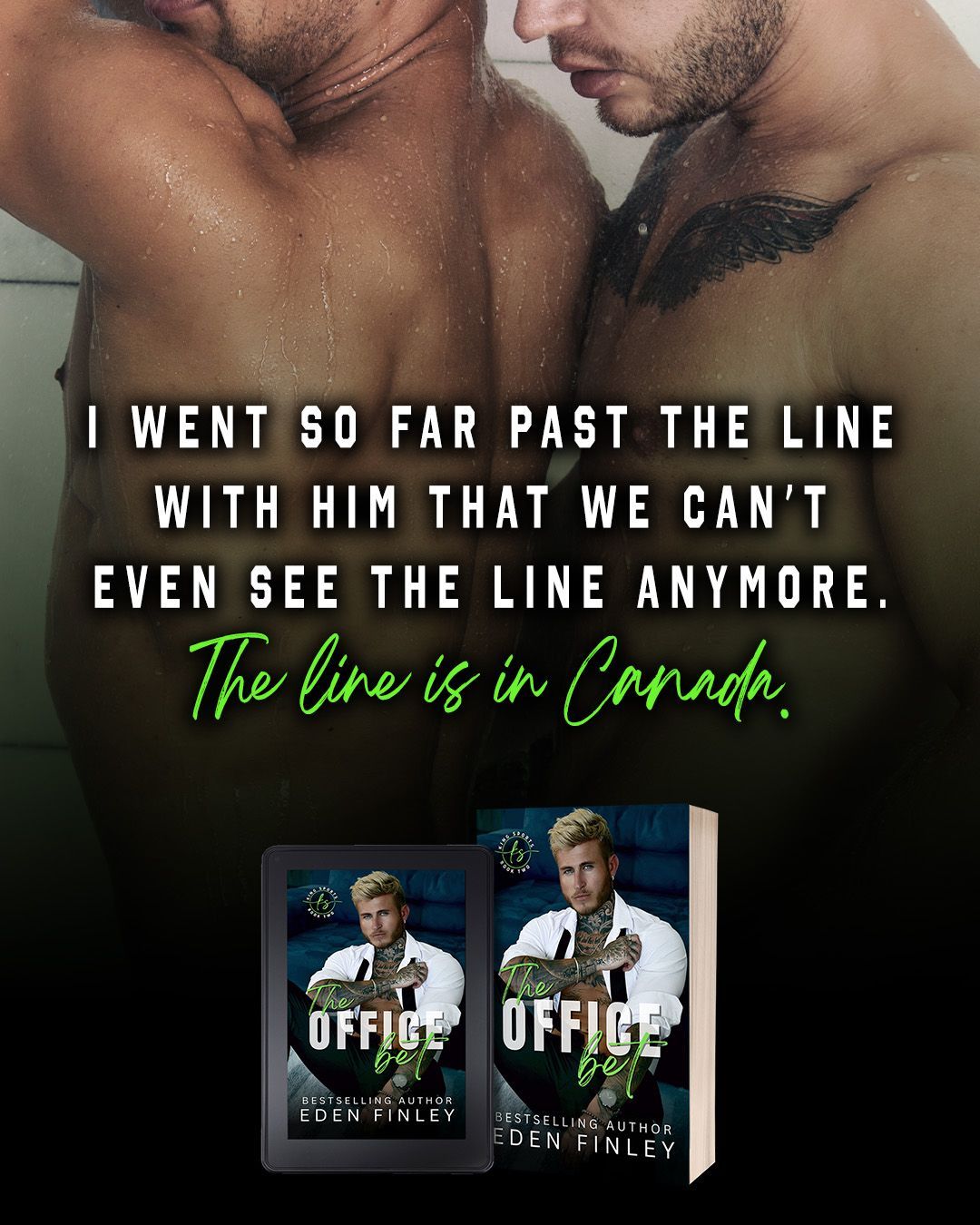 A uber hot, enemies to friends to lovers, forced proximity, M/M workplace romance books, featuring sports agents/co-workers in a secret relationship.