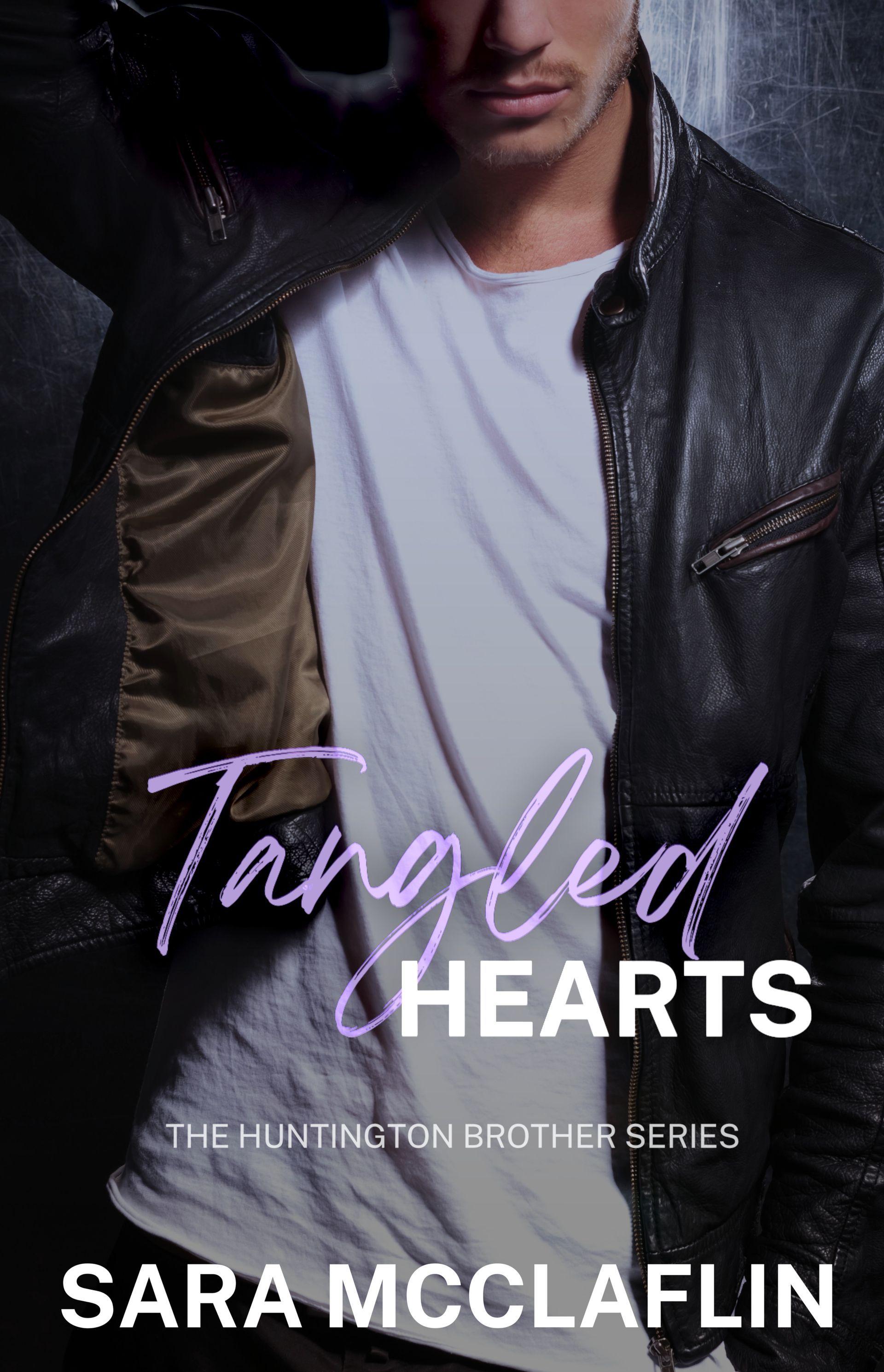 A book cover for Tangled Hearts by Sara McClaflin.