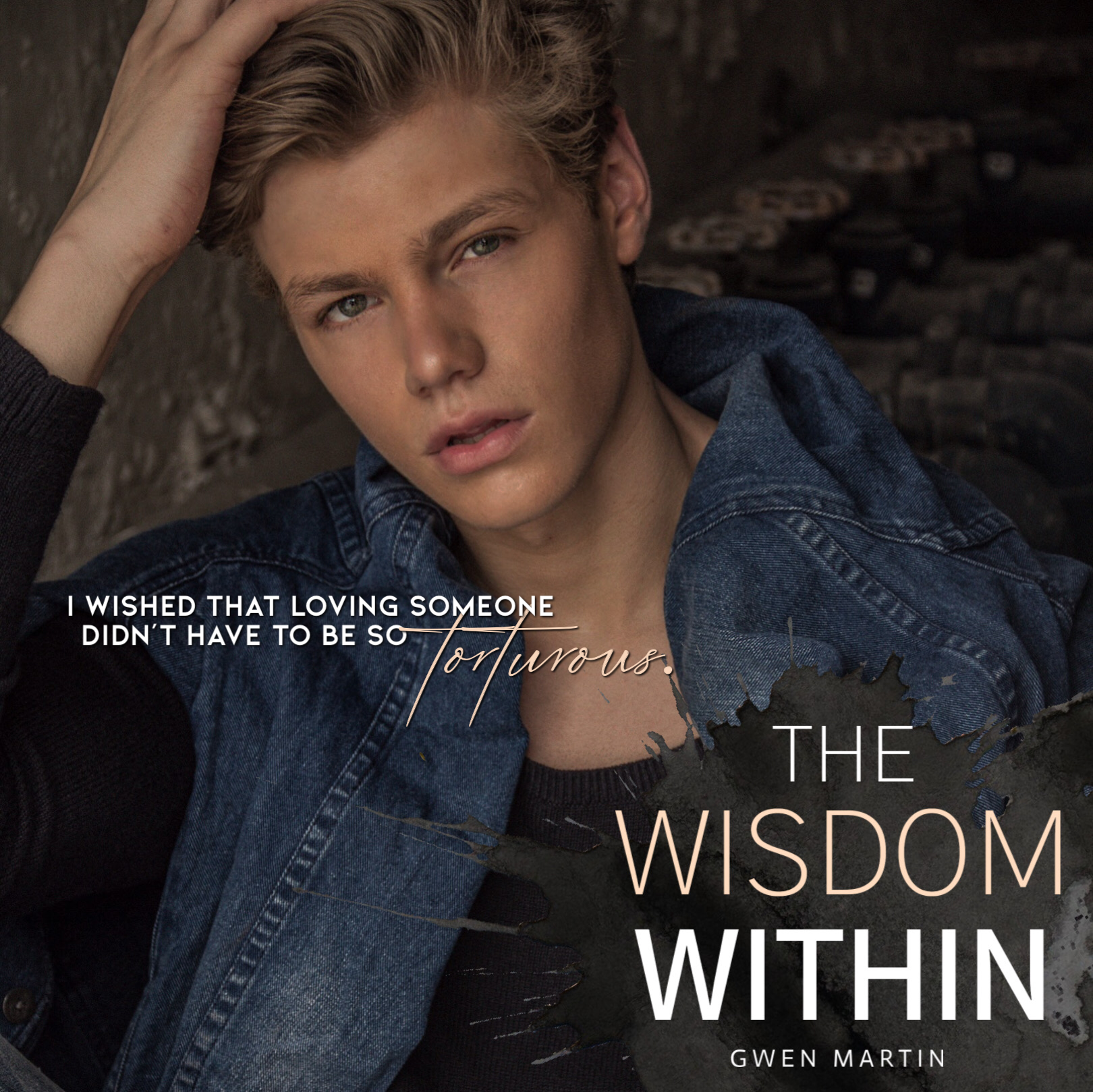 A young man is on the cover of the book The Wisdom Within by Gwen Martin.