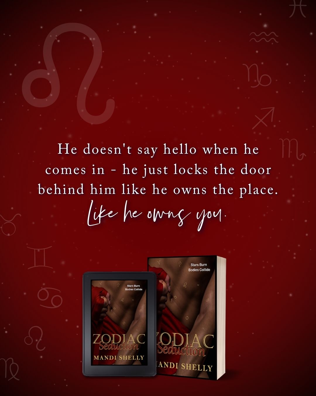 An uber spicy, sex positive, zodiac romance, self-discovery, erotic romance novella book.