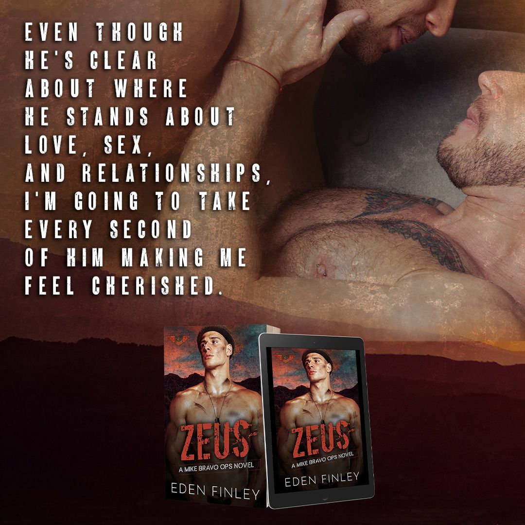 a couple laying on a bed with a book titled zeus