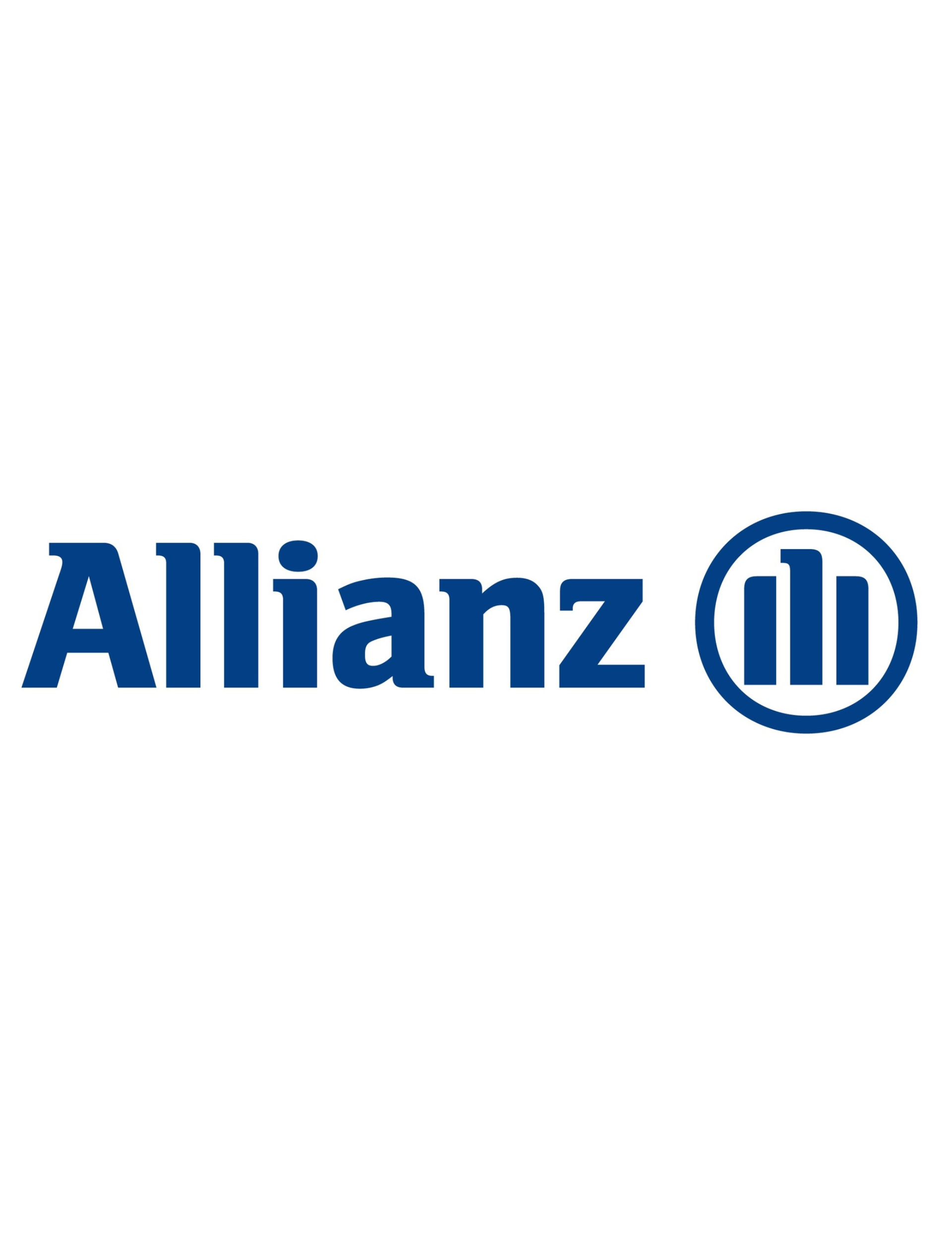 Allianz logo: Blue text 