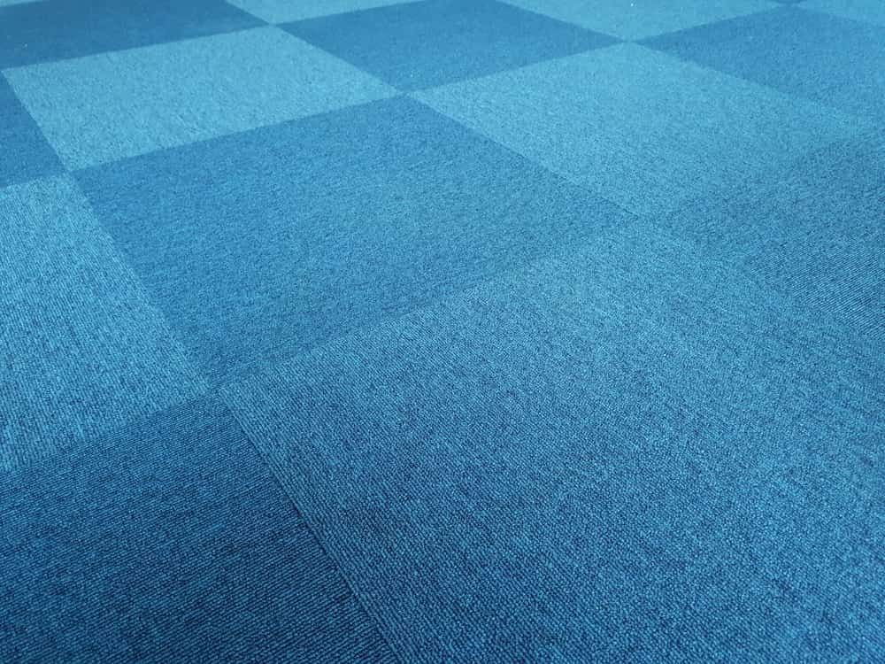 A Close up Of a Blue Carpet with A Tile Pattern — More on the Floor in Barrack Heights, NSW