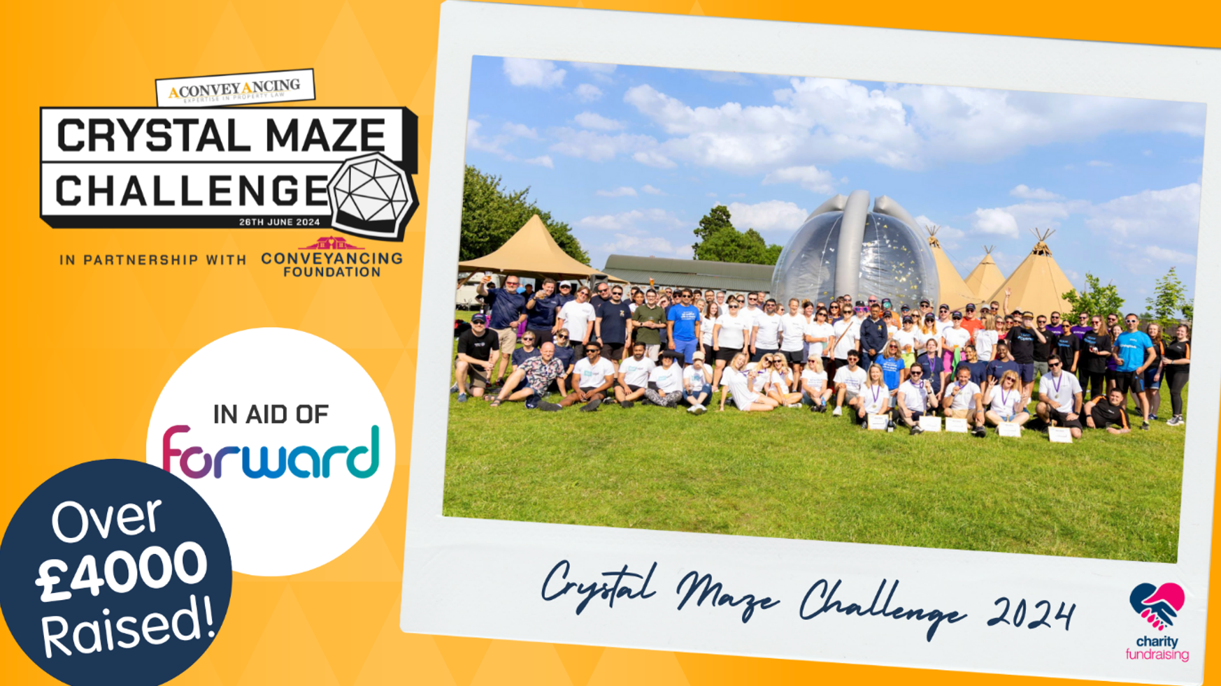 Property Industry Unites at Aconveyancing's Crystal Maze Challenge supported by the Conveyancing Fou