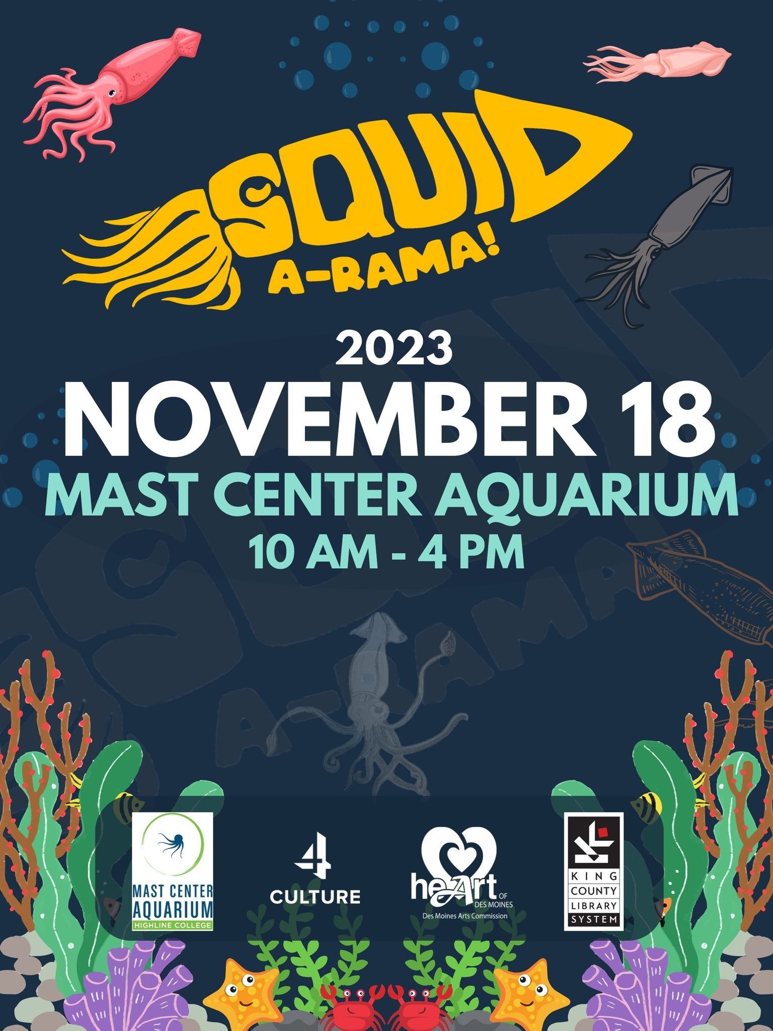 Squid-a-Rama 2023 Poster