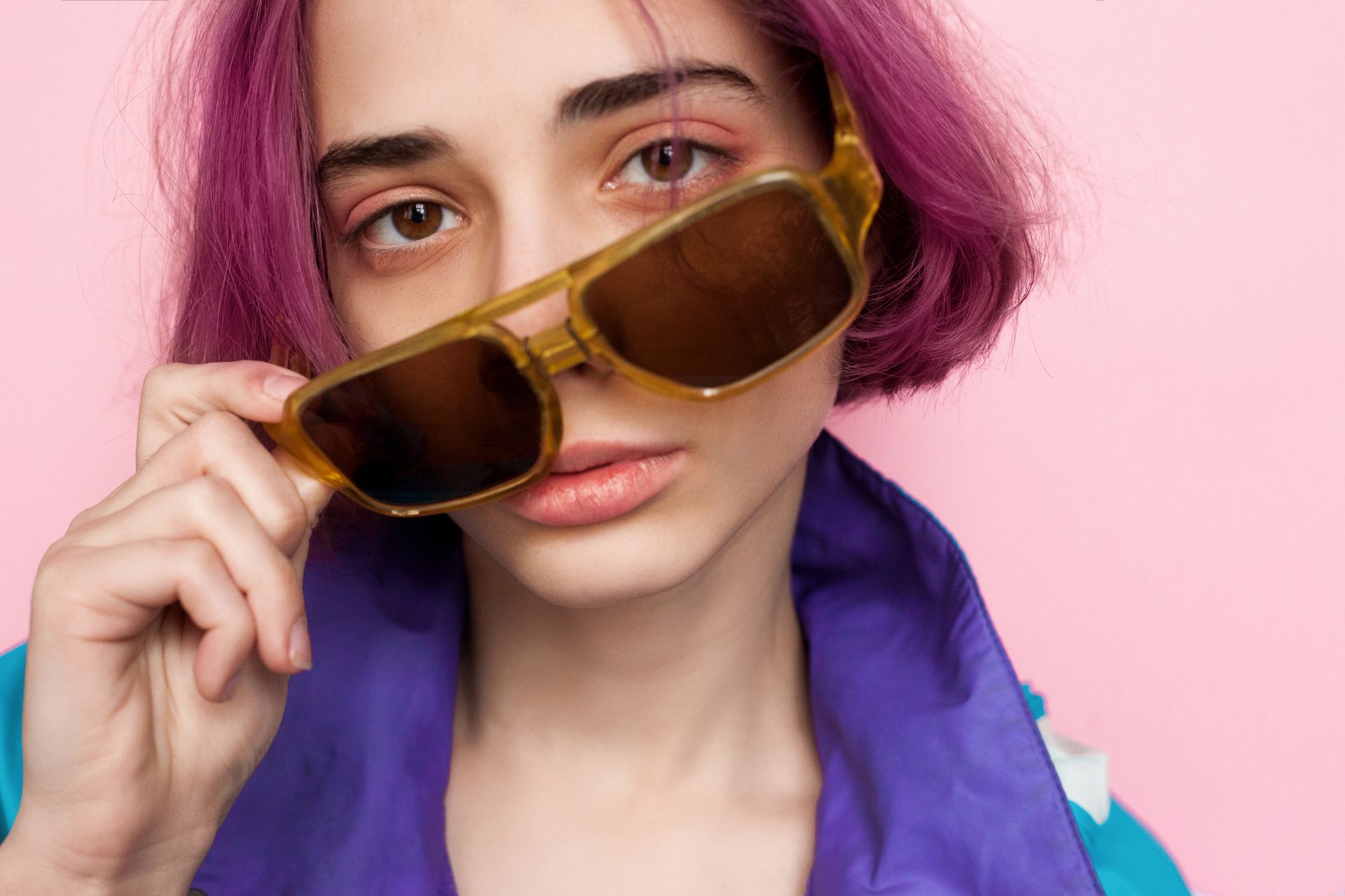 Purple Hair and Eyeglasses — Tarzana, CA — Eye Image Optical