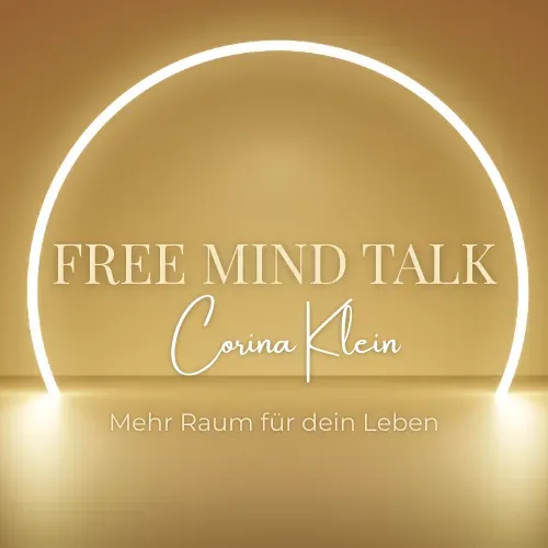 Entwicklung eines Markenkonzepts für Free Mind Talk (Bild mit Logo und Moderatorin)