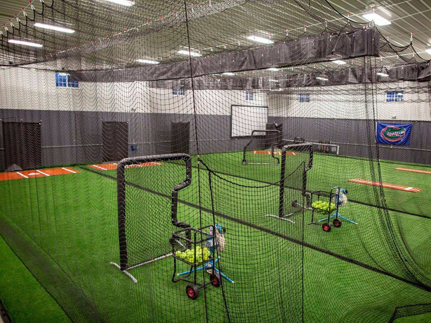 A look at the interior facility of Home Turf and the equipment.