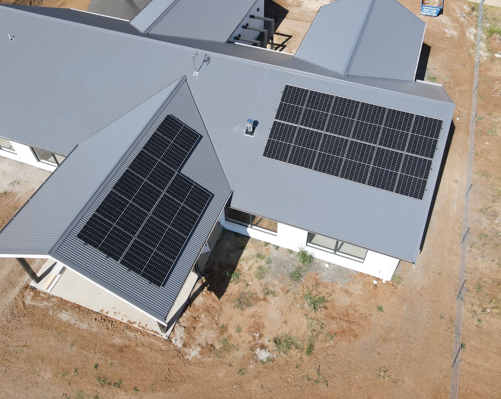 A Roof With A Lot Of Solar Panels On It — Rid-Arc Electrical In Tamworth, NSW