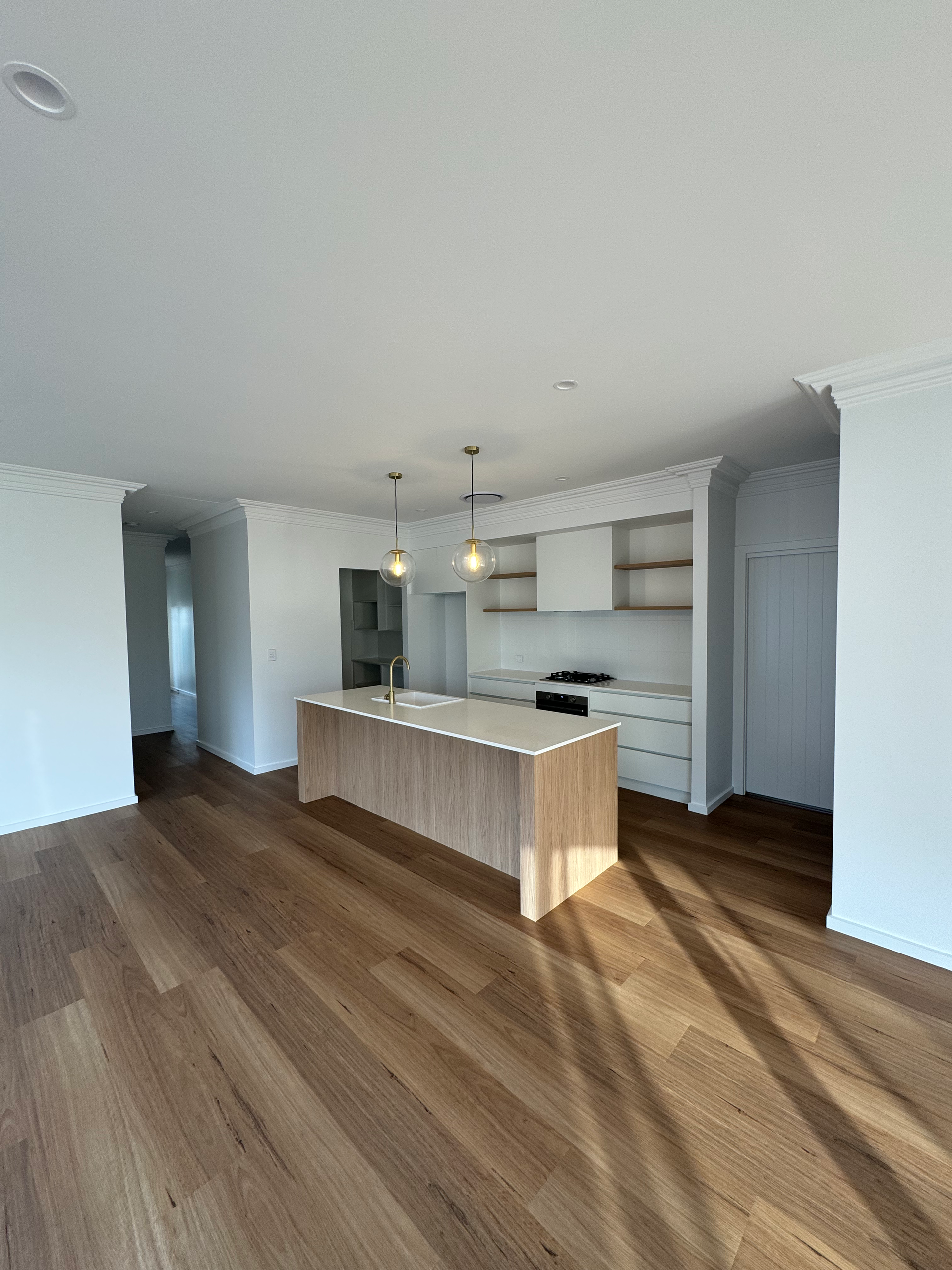 A Kitchen With A Downlight — Rid-Arc Electrical In Tamworth, NSW