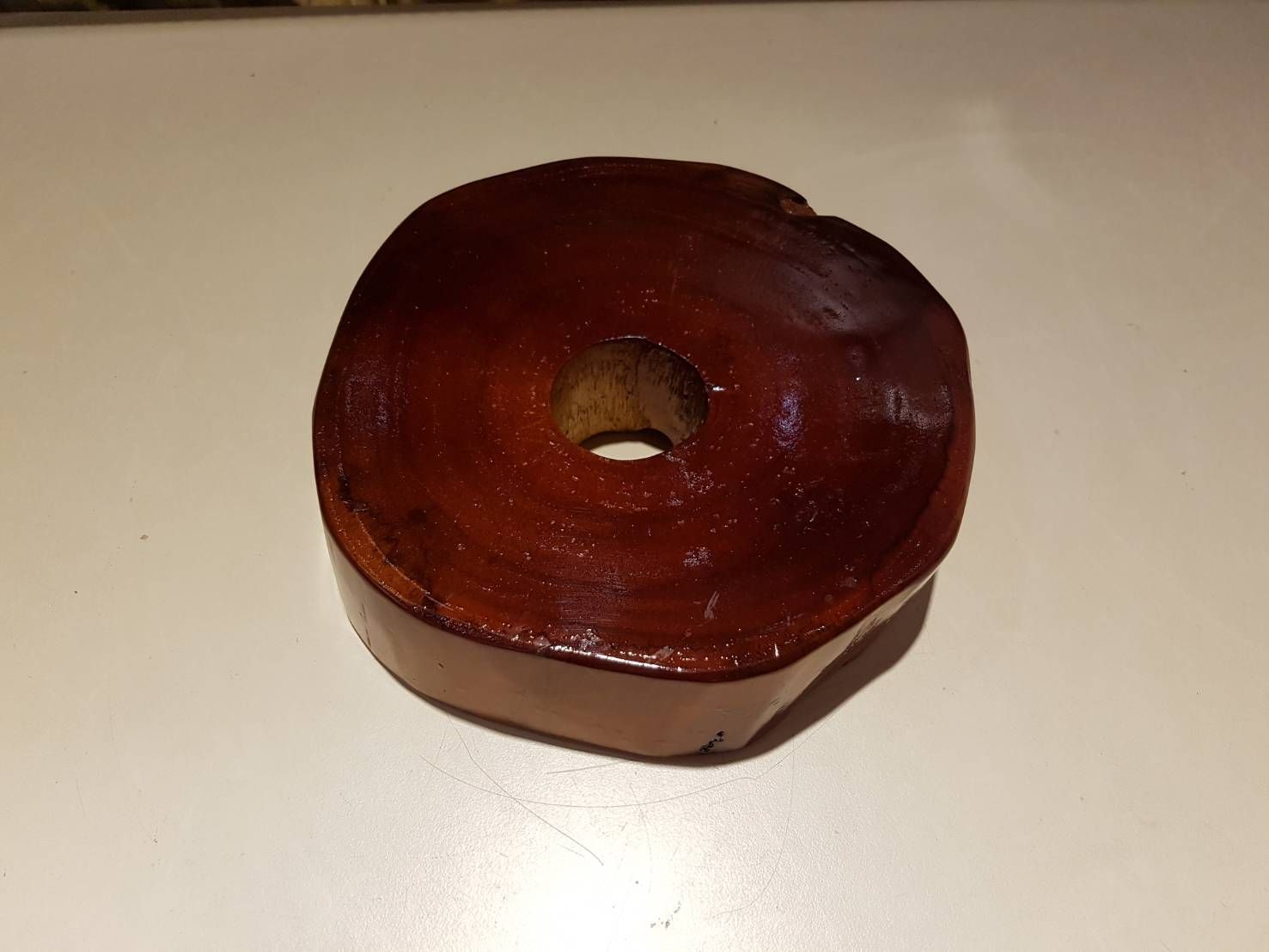 原木底座 (深色 12*12)