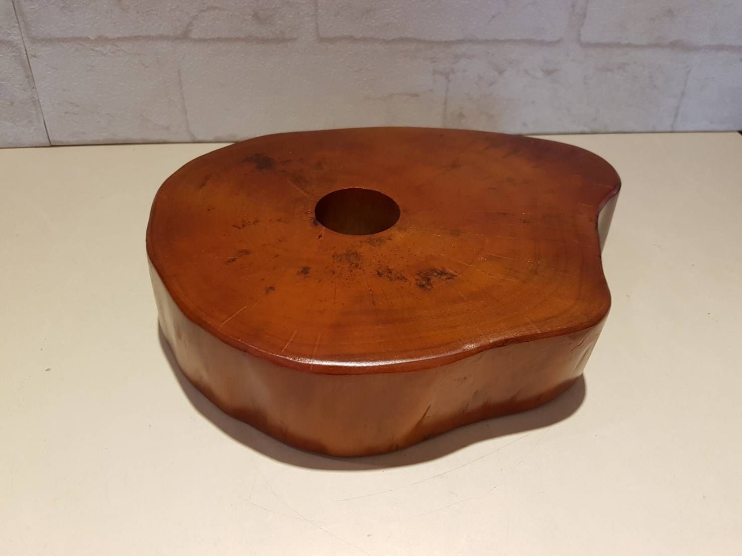 原木底座 (深色 19.5*19.5)