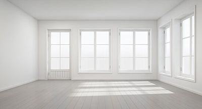 White Room with Door and Windows — Sliding windows in Oklahoma City, OK