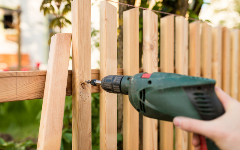 wood fence repair