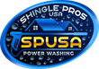 Logo for Shingle Pros USA Pressure washing service