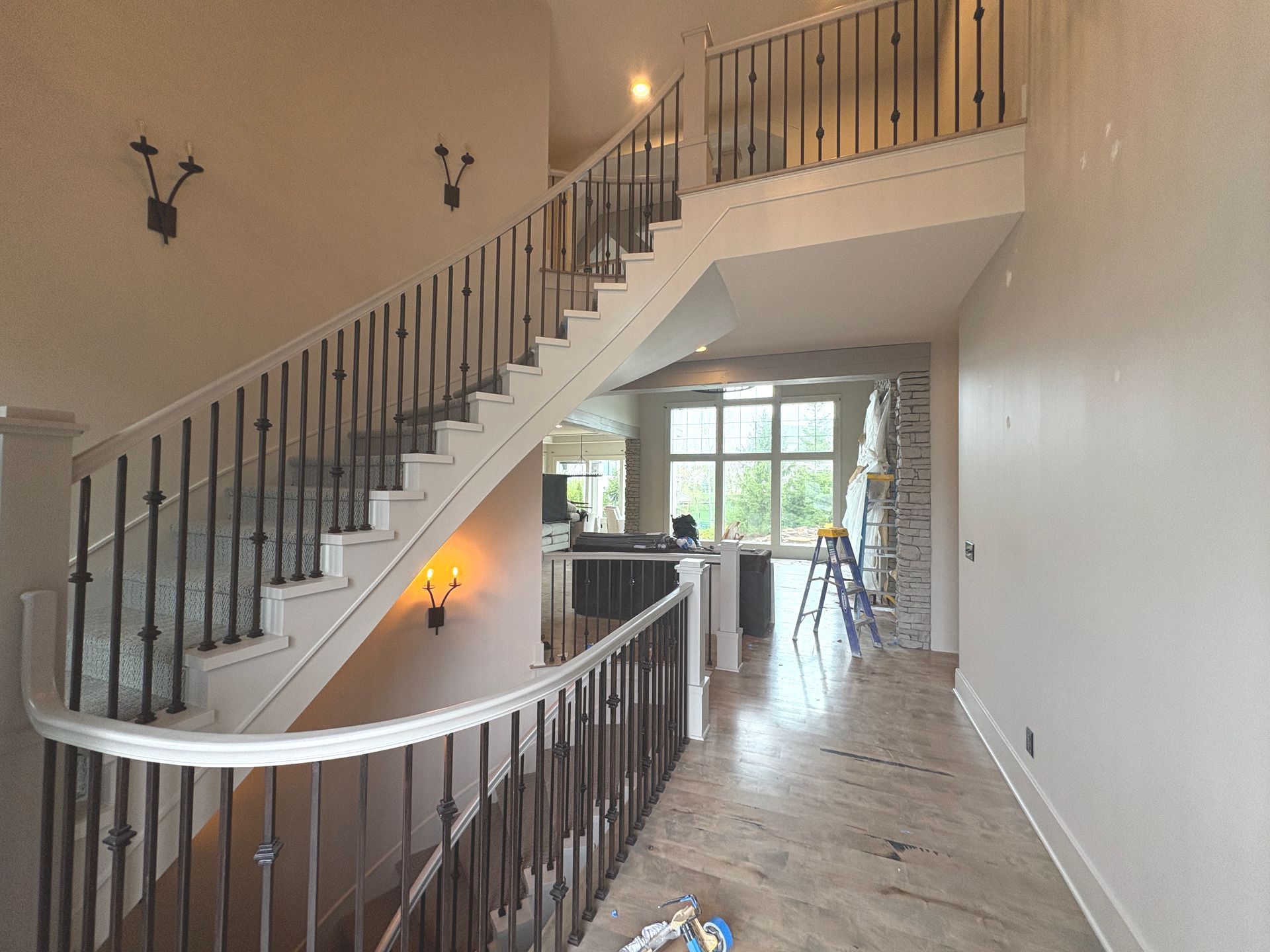 Interior Painted Stairwell