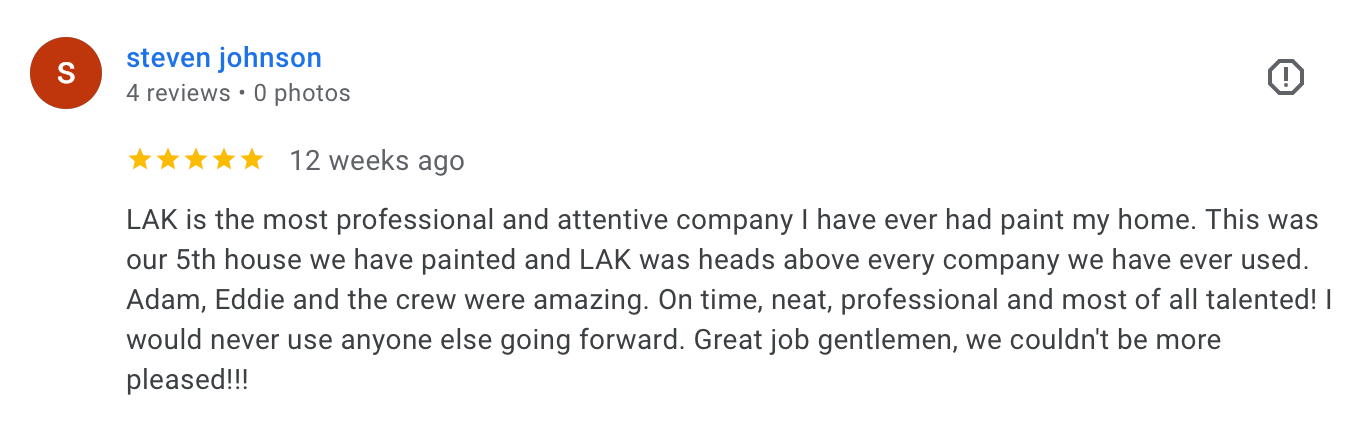 LAK Painting Review Johnson County