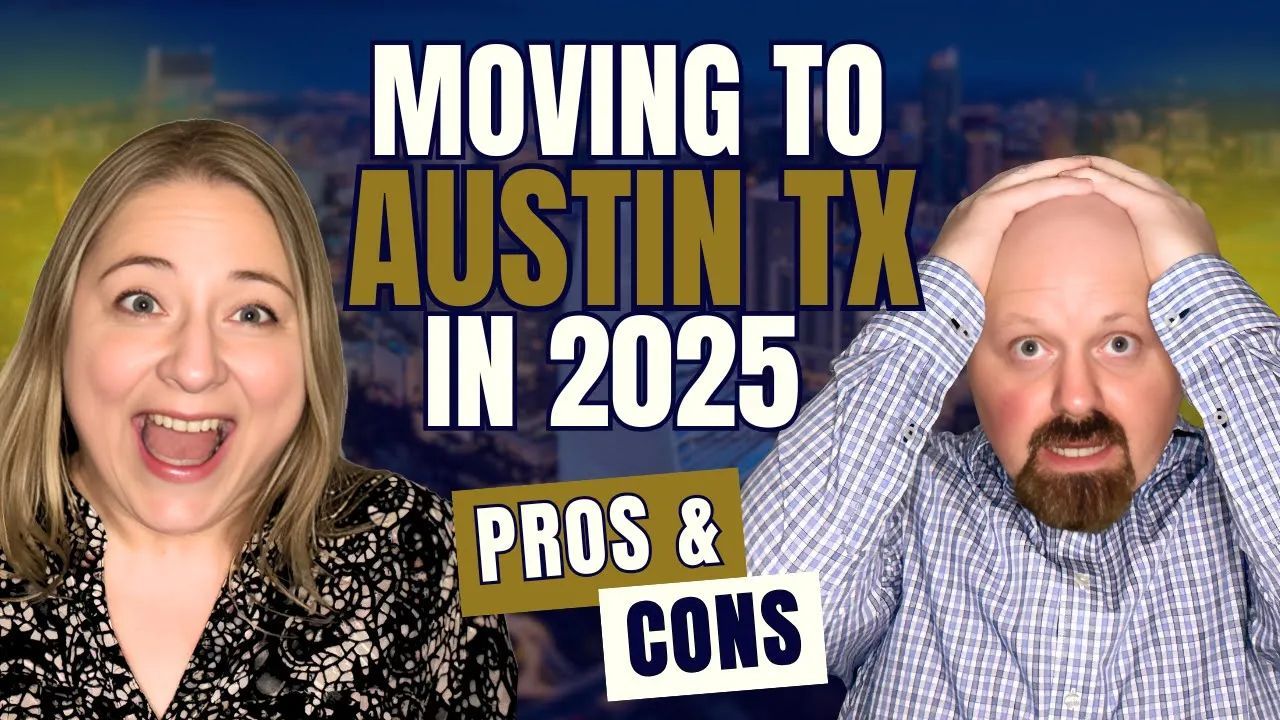 A man and a woman are talking about moving to austin tx in 2025