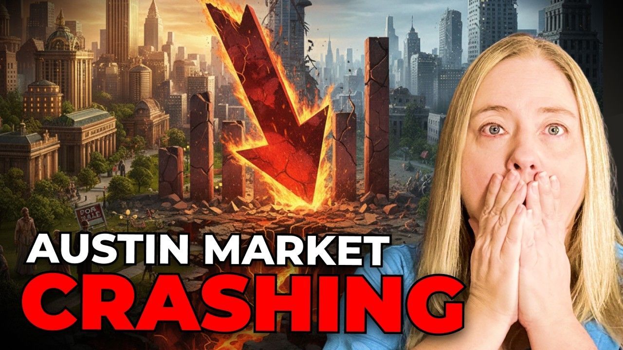 Woman with shocked expression, text