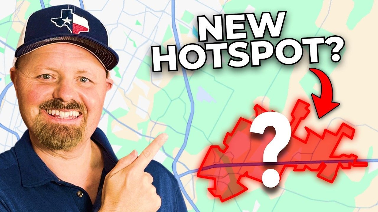 Man pointing at a map, suggesting a new hotspot location. Text overlay: 