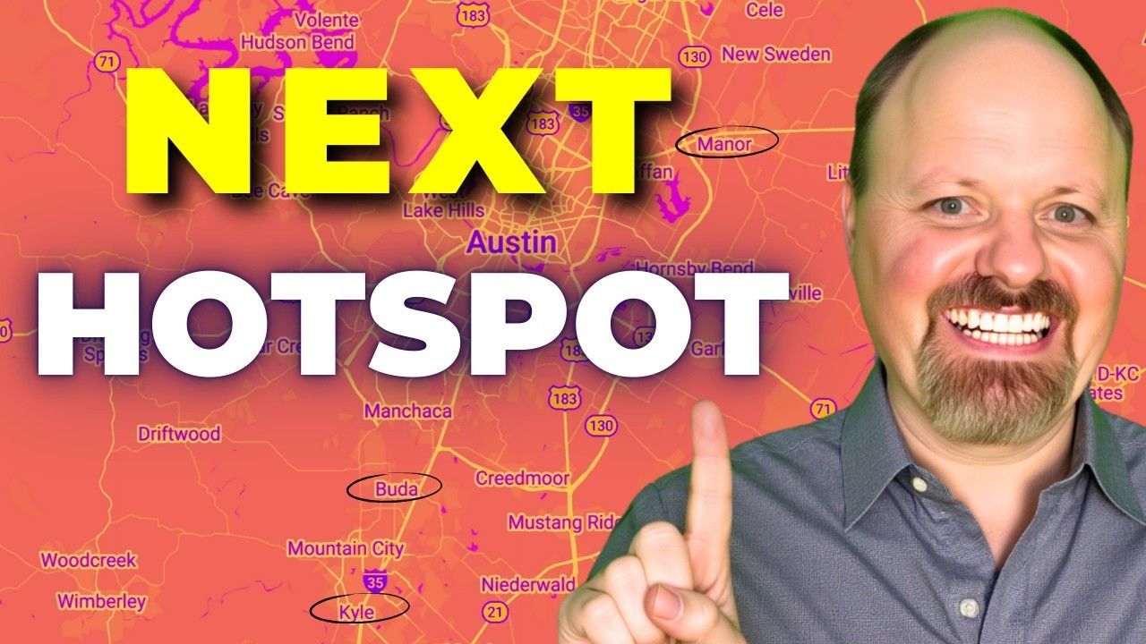 A man is pointing at a map with the words next hotspot on it.