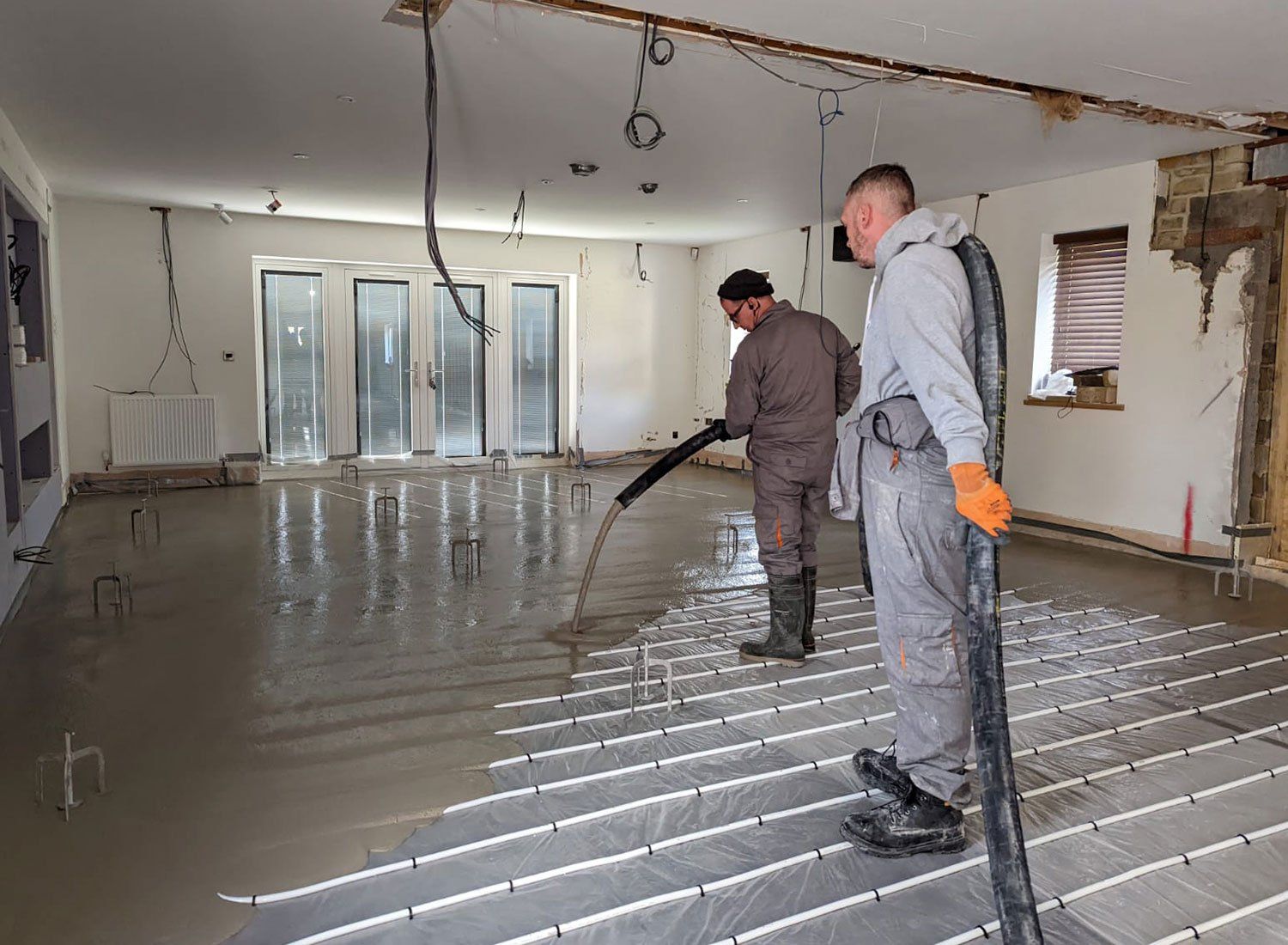 Screed - perfect for underfloor heating