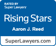 Rising stars aaron j. reed is rated by super lawyers.