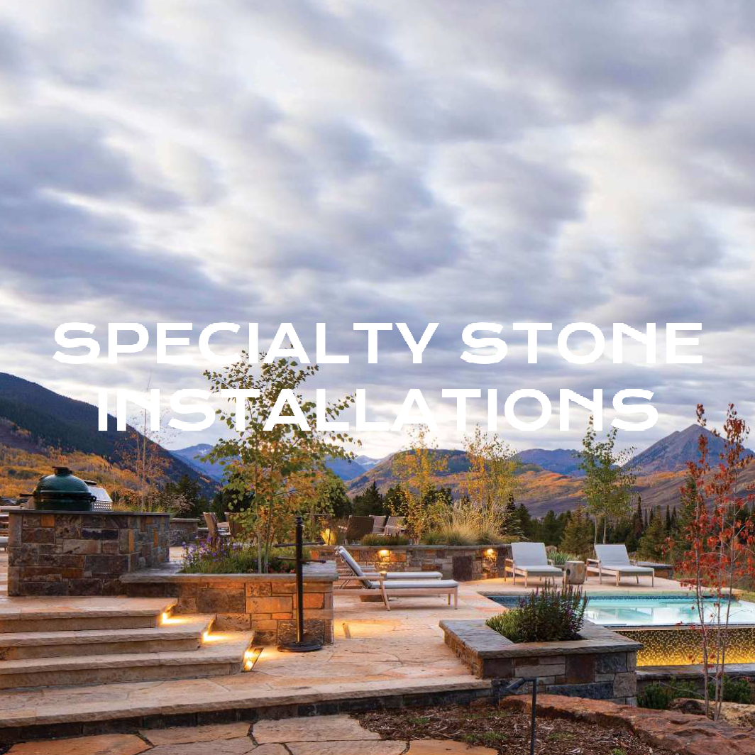 a picture of a patio with a pool and mountains in the background .