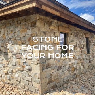 a picture of a stone facing for your home