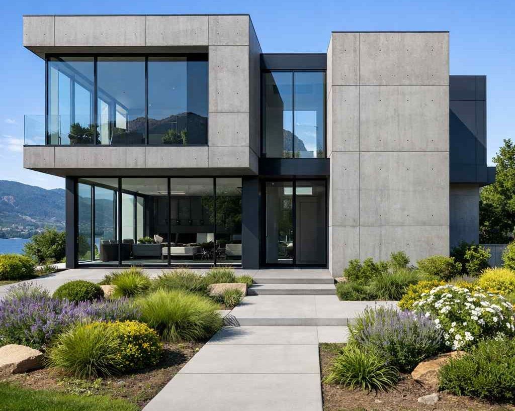 A person in a stained apron works on a wooden frame resting on a sawhorses in a room with a drop cloth.