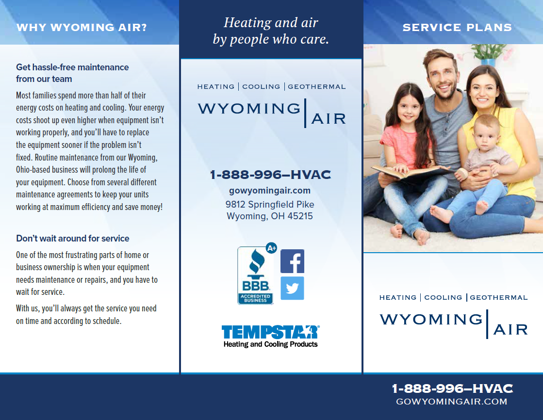 Wyoming Air Service Plans — Wyoming, OH — Wyoming Air