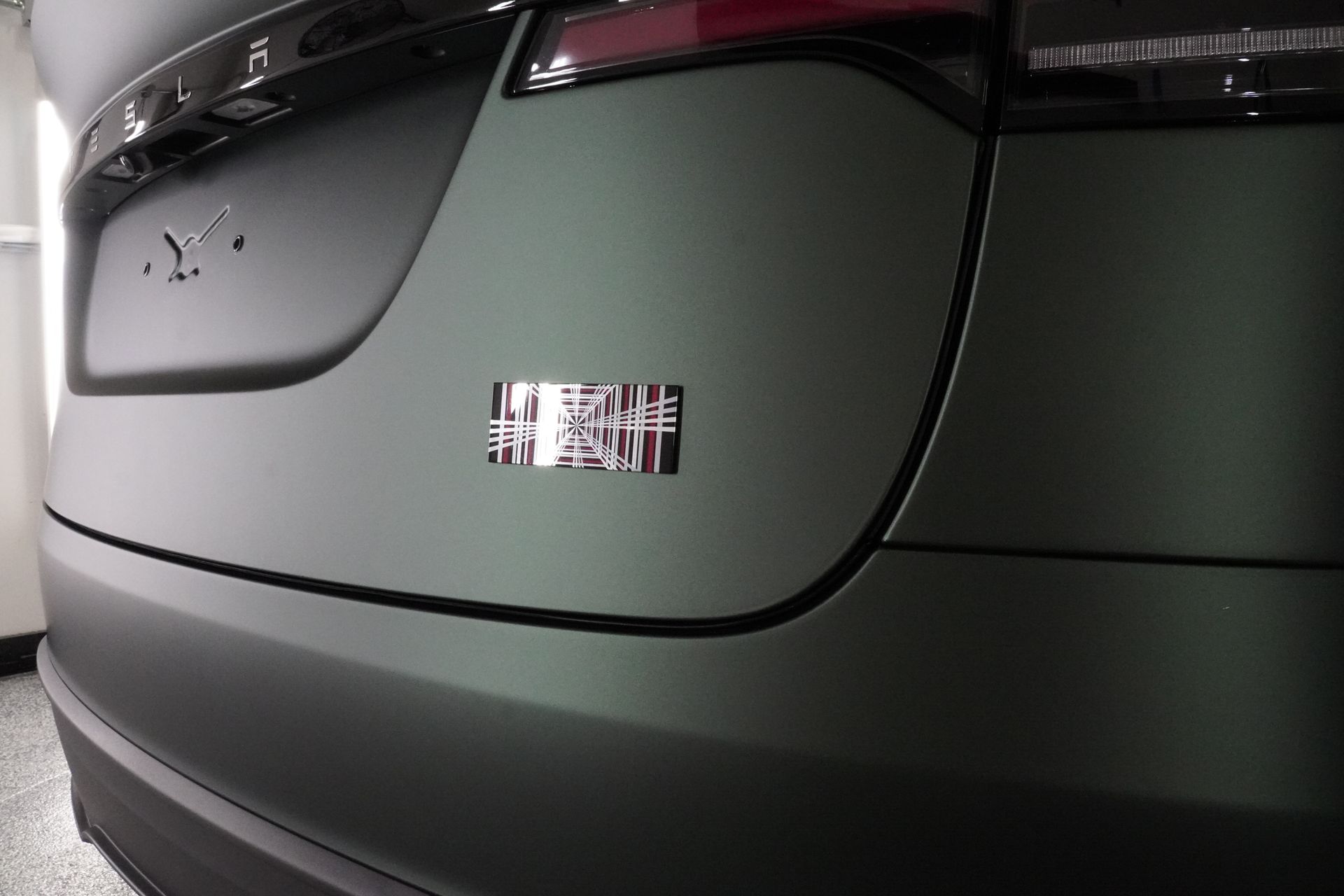 Pure PPF Satin Forest Green PPF on Tesla Model X