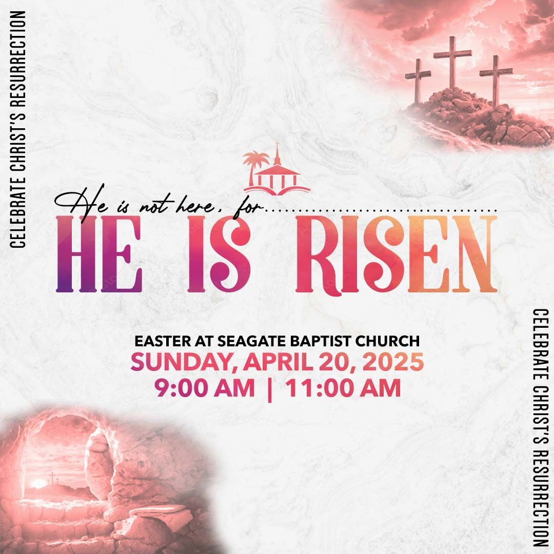 Easter event flyer: 