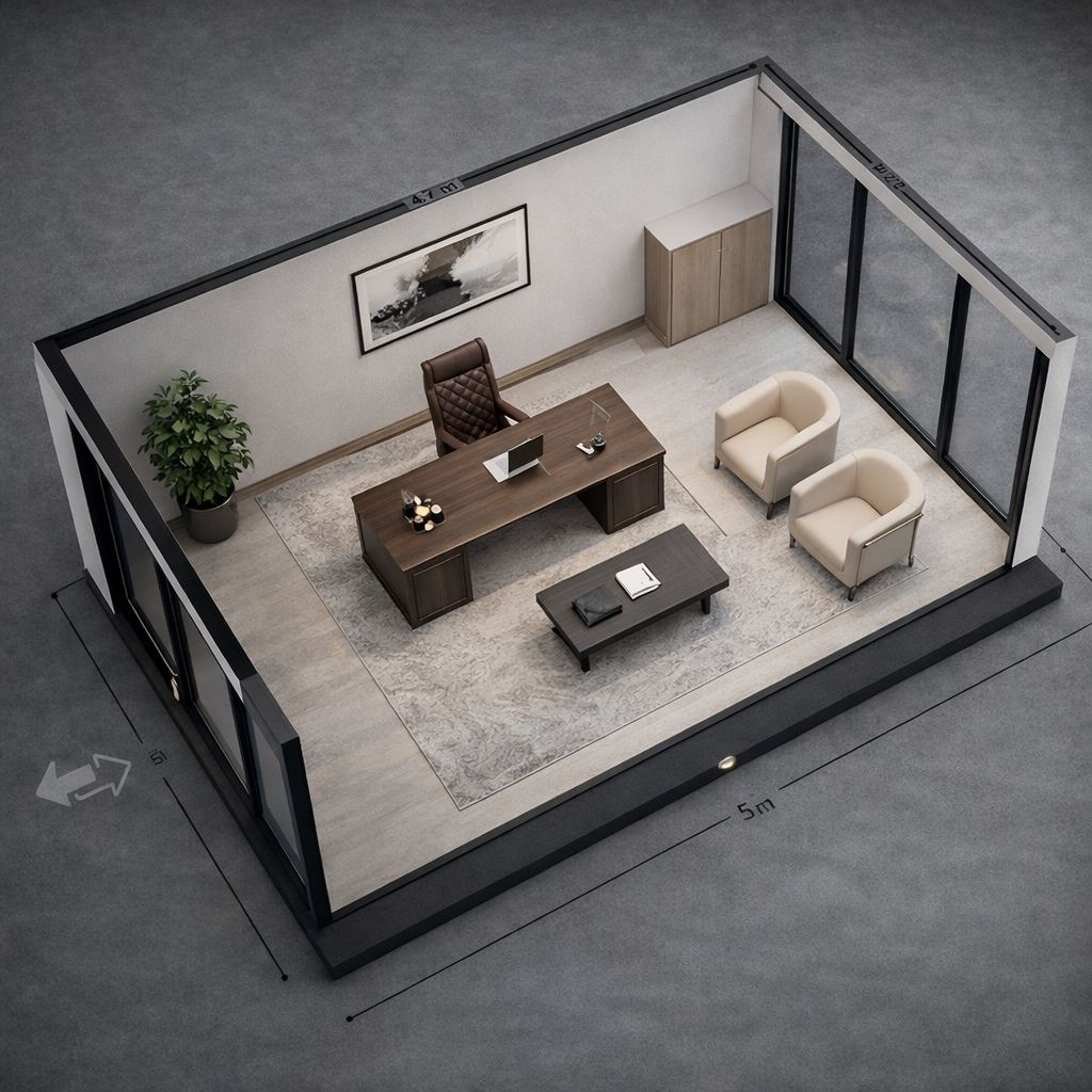 garde office, garde rooms