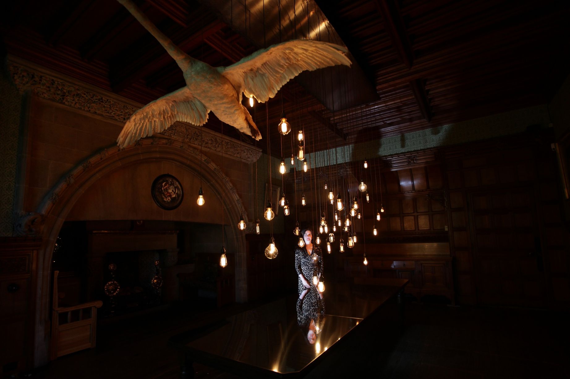 Illumine by Imogn Cloet as part of LUX contemporary art exhibition at Cragside