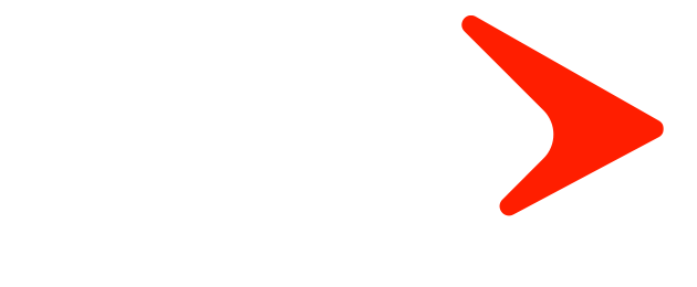 Red boomerang shape.