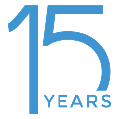 High Point 15 Anniversary logo