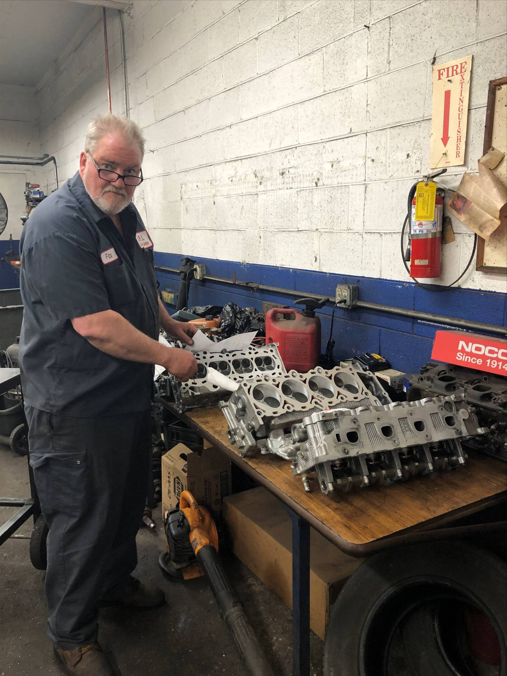 Around the shop at API Service Center in Charlottesville, VA