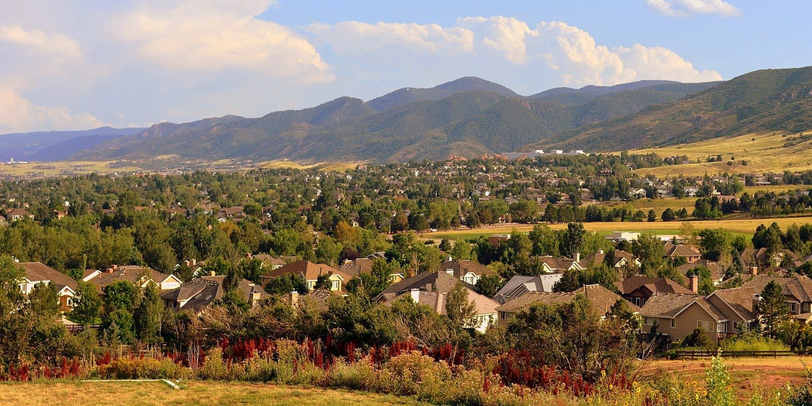 LIttleton Colorado view of foothills