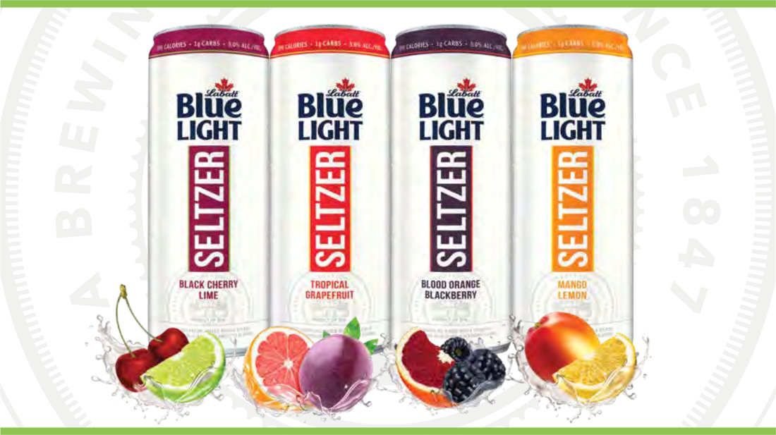 Labatt Blue Light Seltzer Cans — Butler, PA — Goettler Distributing Inc.