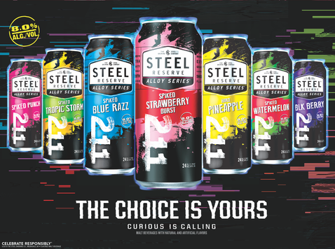 Steel Reserve Alloy Series Drinks — Butler, PA — Goettler Distributing Inc.