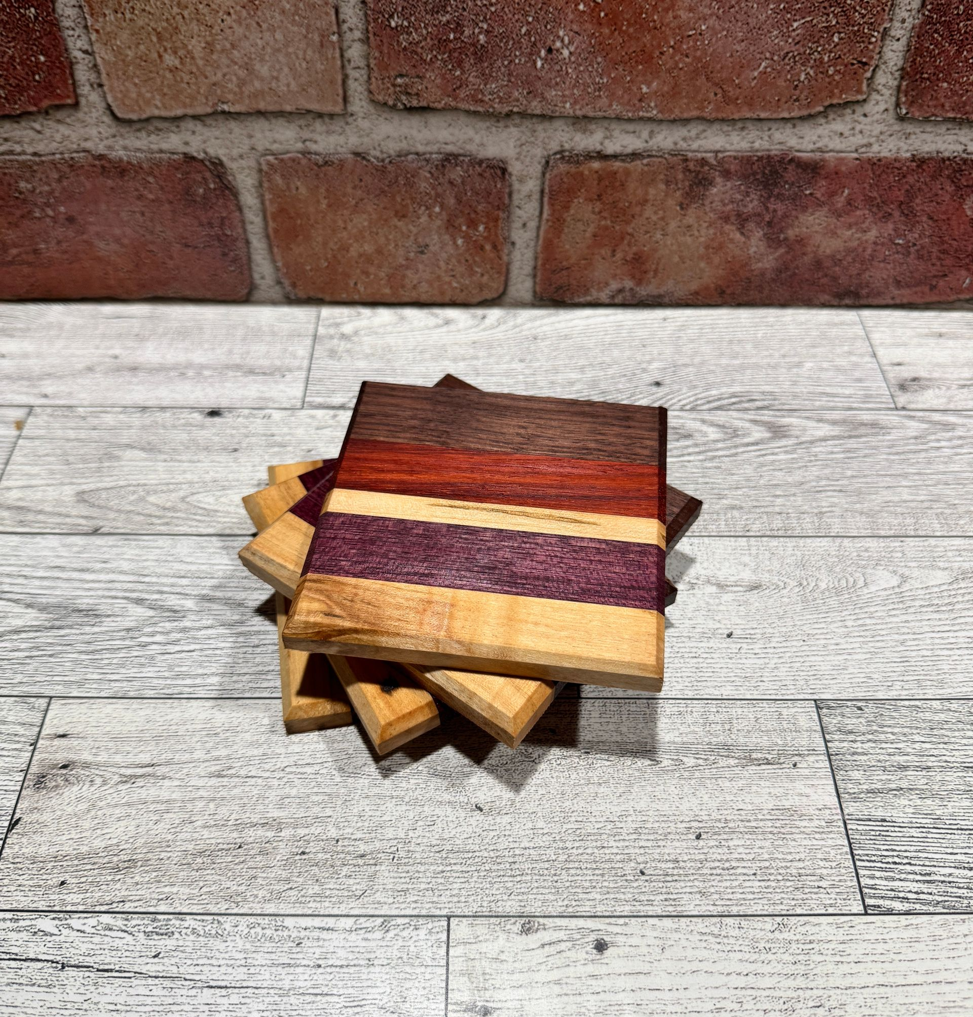 Hardwood Coasters (Set of 4)