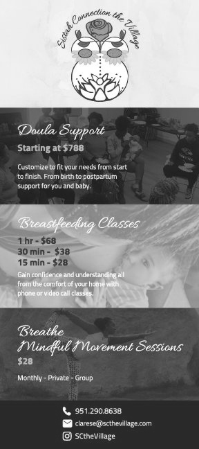 Doula Services Menu