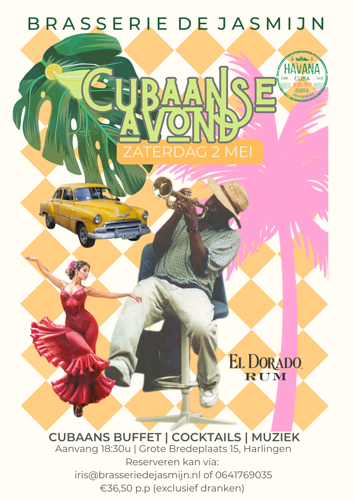 CUBAANS  IN DE JASMIJN