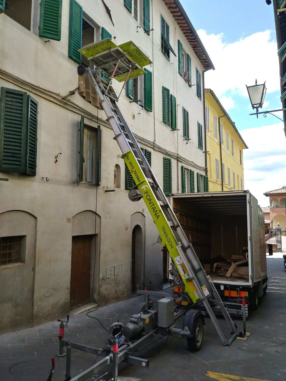 furgone per il trasloco di mobili