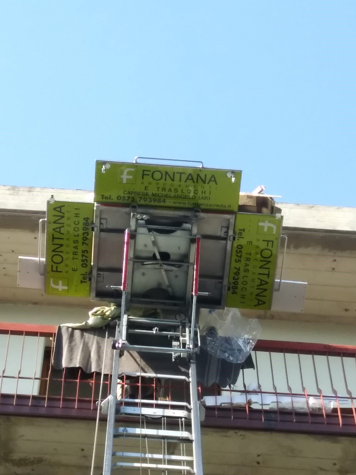 Piattaforma per traslochi