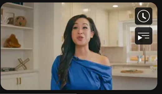 Screenshot of a video of Carla talking